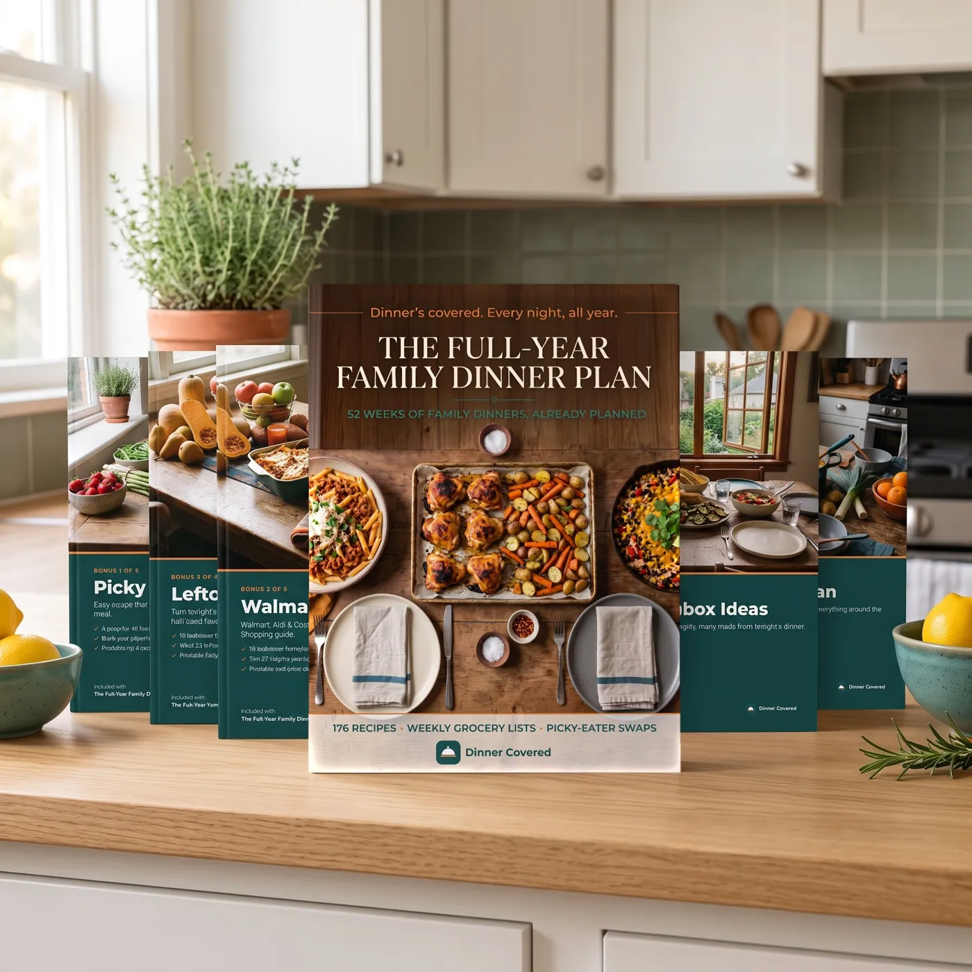 The Full-Year Family Dinner Plan with its five bonus guides